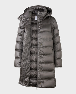 Szary krótki płaszcz Lynn - Image #1