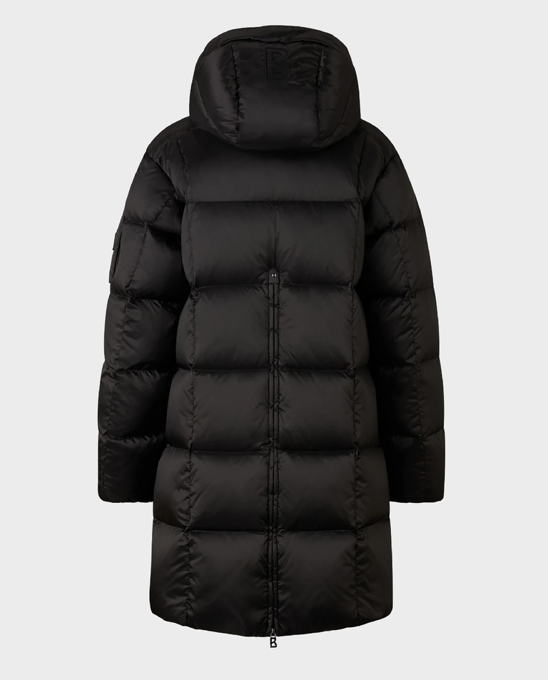 Czarny płaszcz puchowy Fanja - Image #2