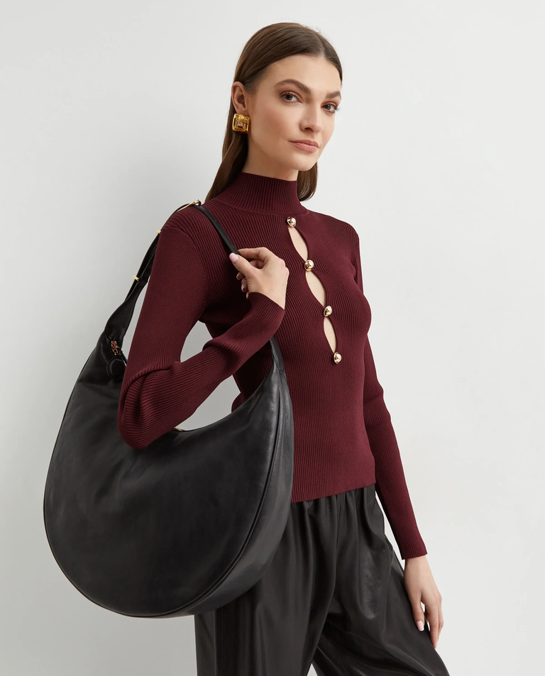 Czarna torba Moon Hobo