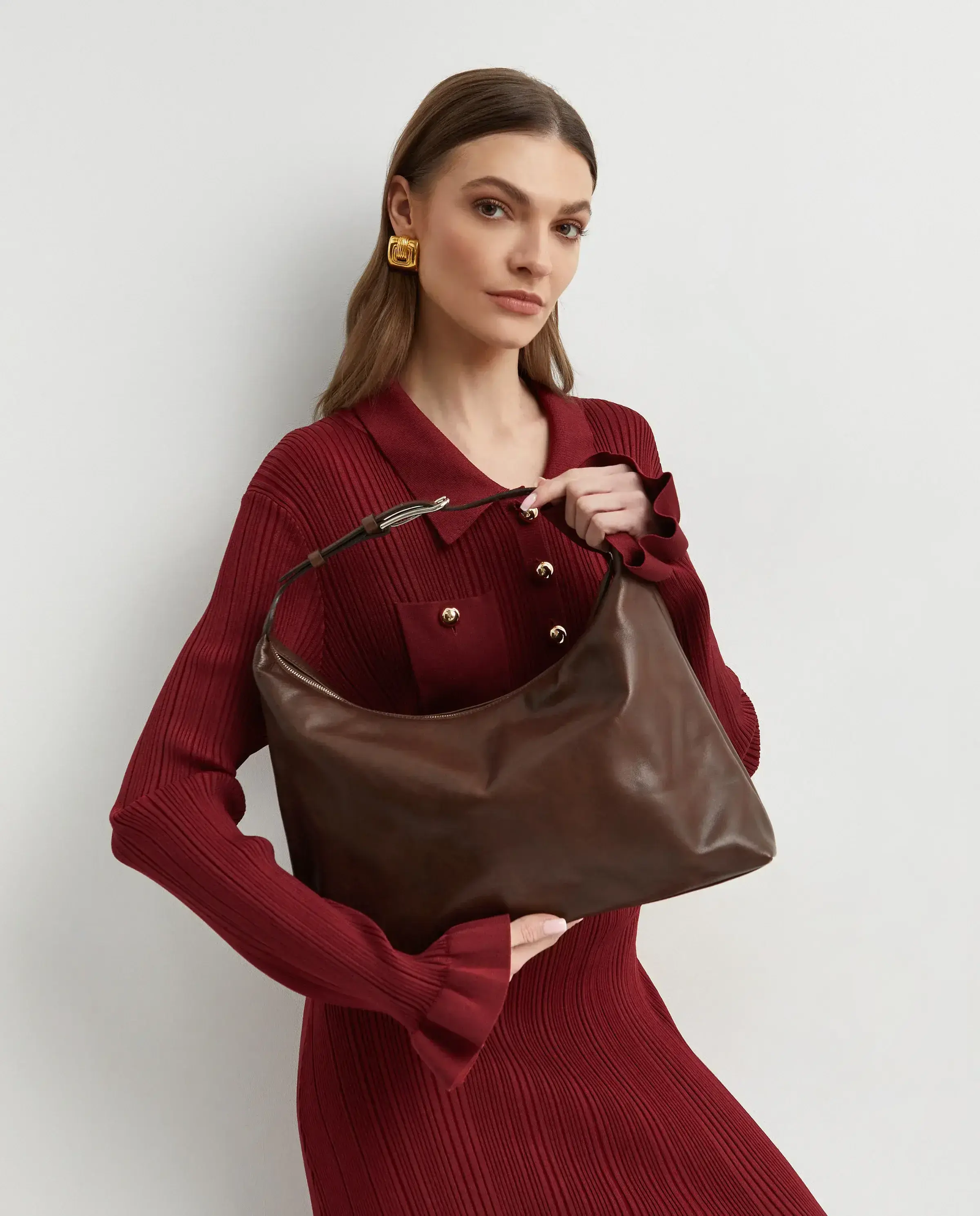 Brązowa torba na ramię - Image #1