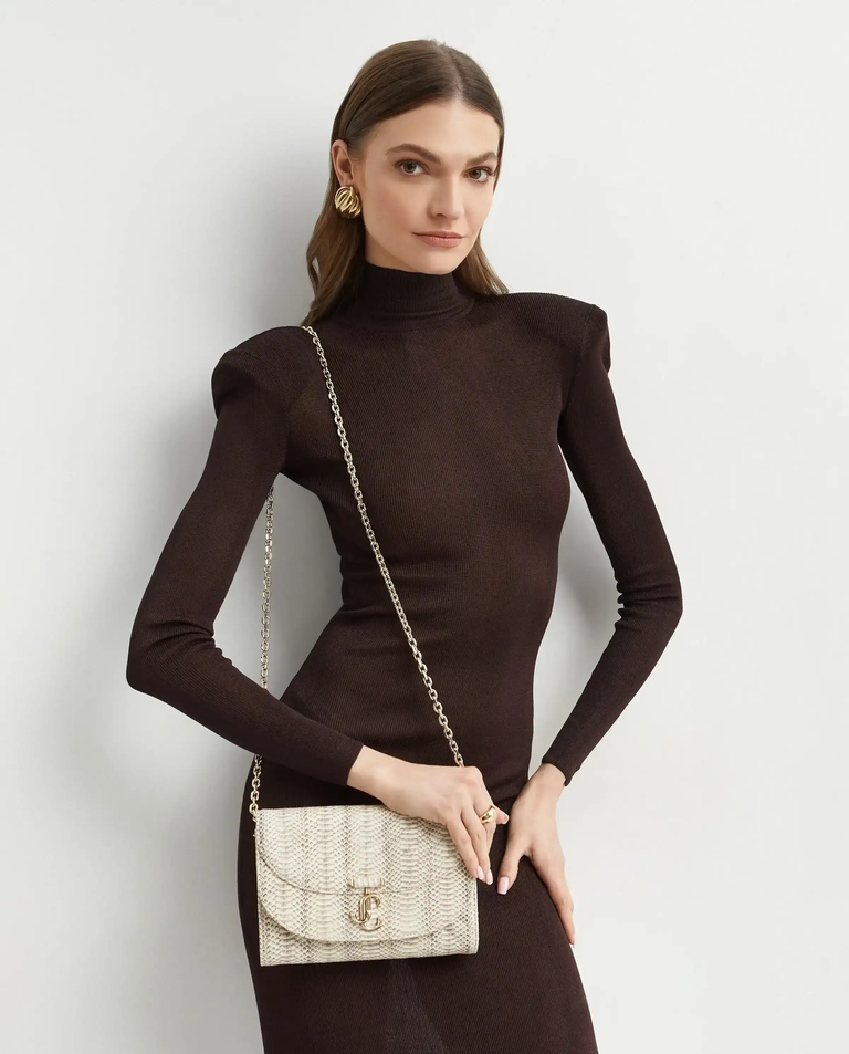 Kopertówka we wzór skóry węża Curve