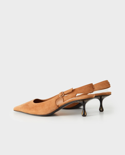 Zamszowe czółenka Amel 50 - Image #3