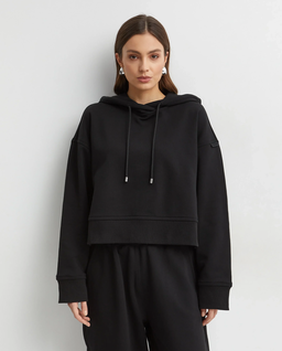 Czarna bluza z kapturem - Image #0