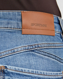 Niebieskie jeansy z niskim stanem Slim Fit - Image #5