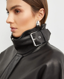 Krótka skórzana kurtka - Image #4