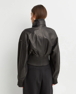 Krótka skórzana kurtka - Image #3