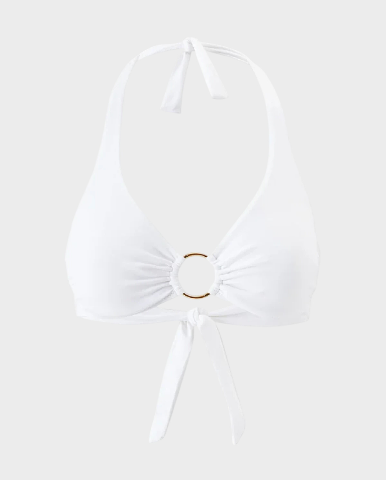 Biały top od bikini Brussels