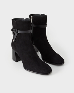 Zamszowe czarne botki Lawton 65 - Image #2