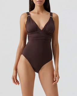 Brązowy strój jednoczęściowy Panarea - Image #0