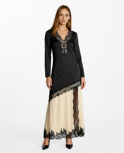 Maxi sukienka z koronką Estrella - Image #0