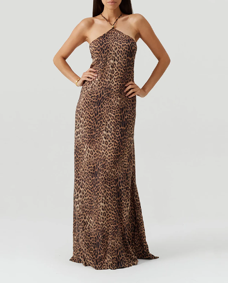 Sukienka w cętki geparda Sage