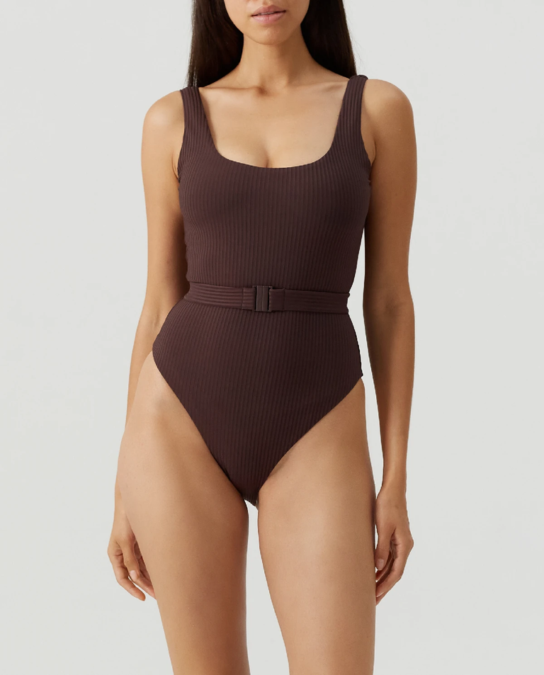 Brązowy strój kąpielowy Rio