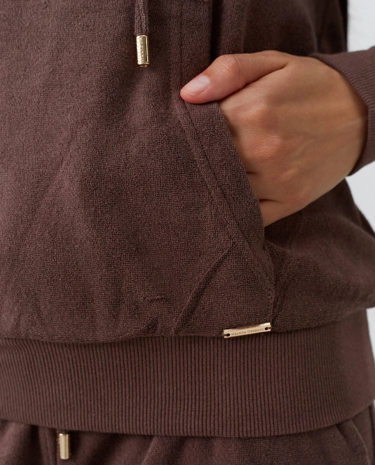 Brązowa bluza z kapturem Nora - Image #4