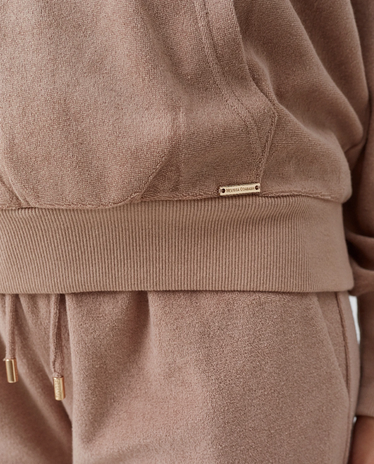 Beżowa bluza z kapturem Nora - Image #4