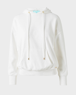 Biała bluza z kapturem Nora - Image #1