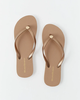 Brązowe japonki z logo - Image #1