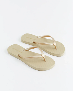 Złote japonki z logo - Image #0