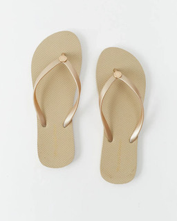 Złote japonki z logo - Image #1