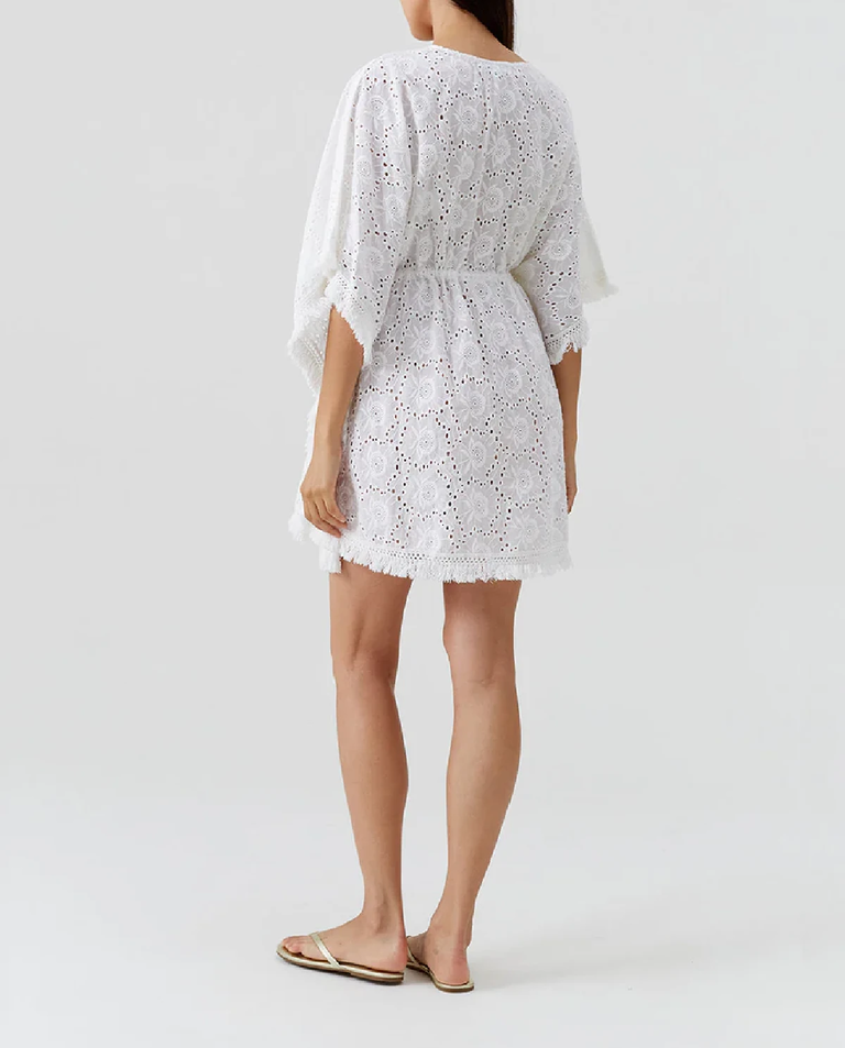 Biała sukienka mini Ivy - Image #3