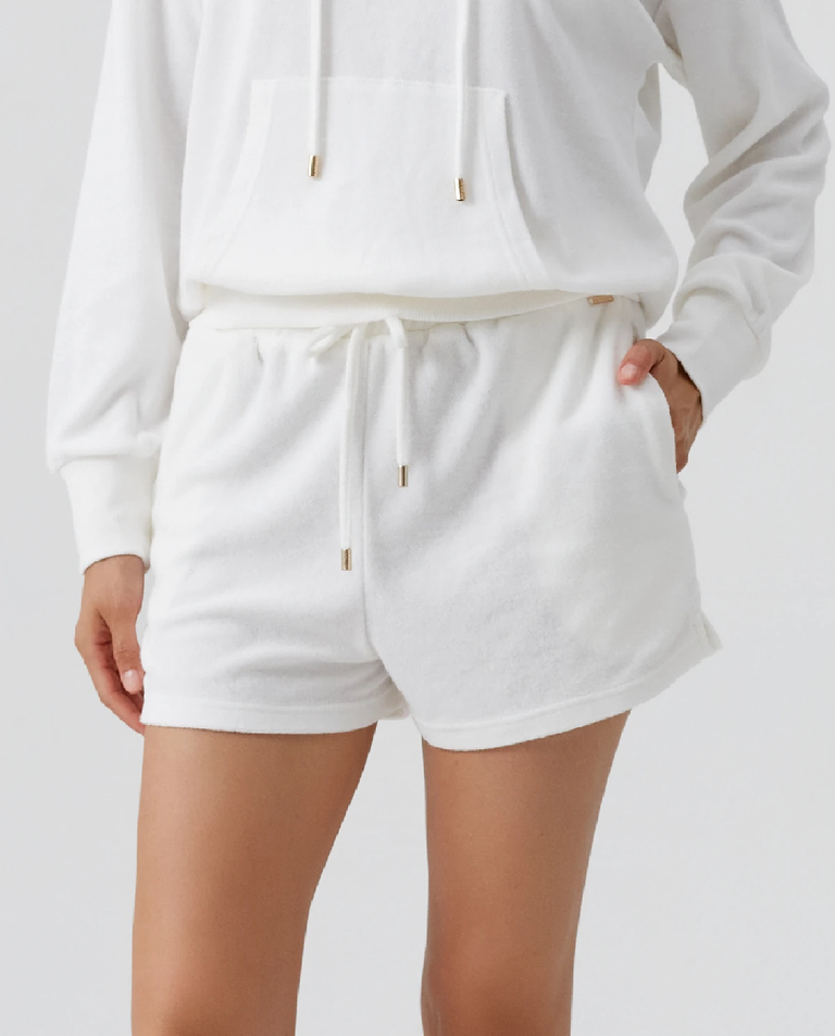 Białe spodenki Laura