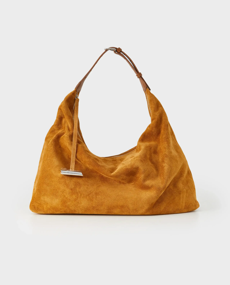 Zamszowa torba Pillow Hobo