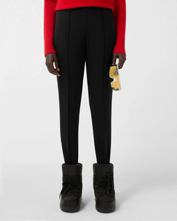 Czarne spodnie ze stopką Elaine - Image #0