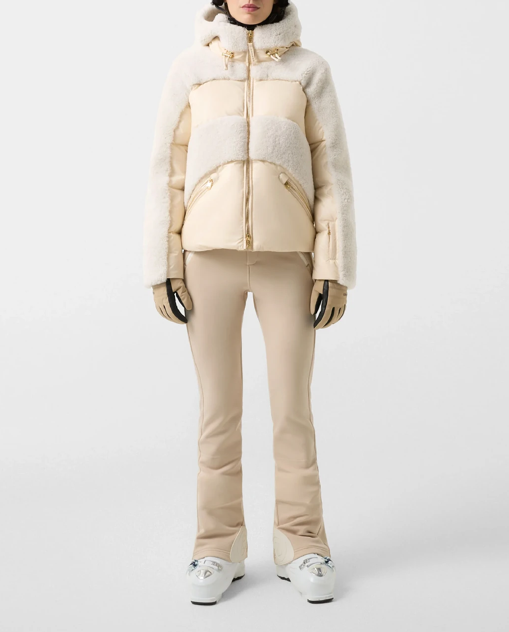 Kremowa kurtka narciarska Dana - Image #2