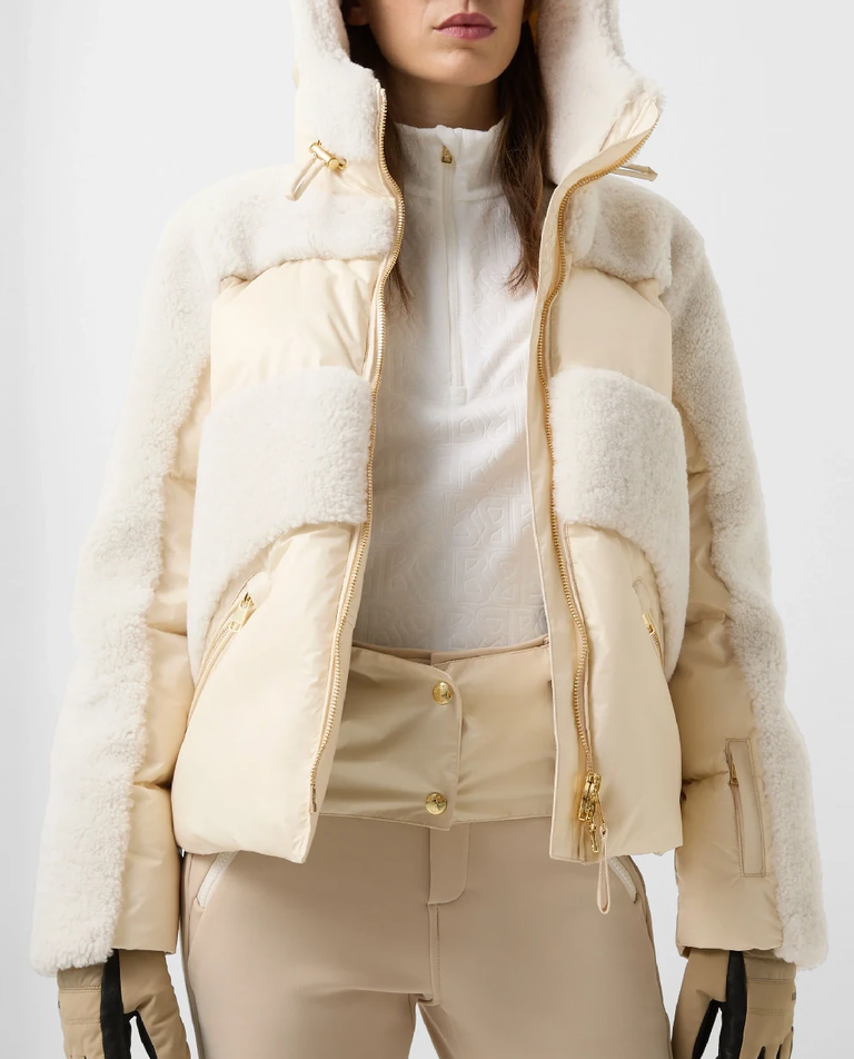 Kremowa kurtka narciarska Dana - Image #4