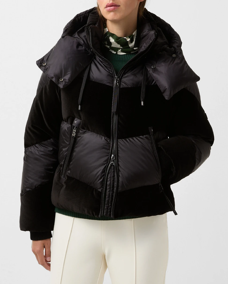 Czarna kurtka puchowa Cathy