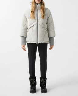 Jasnoszara kurtka puchowa Sheryl - Image #2