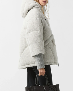 Jasnoszara kurtka puchowa Sheryl - Image #6