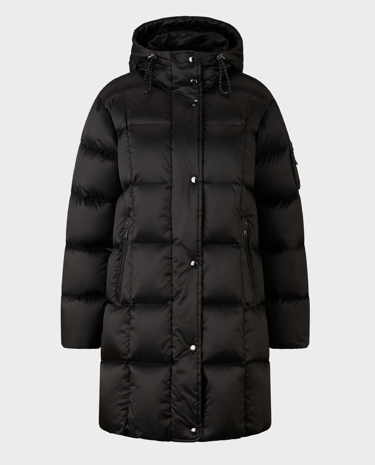 Czarny płaszcz puchowy Fanja - Image #1