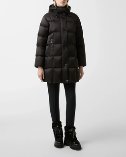 Czarny płaszcz puchowy Fanja - Image #2