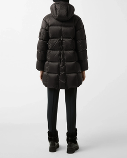 Czarny płaszcz puchowy Fanja - Image #3