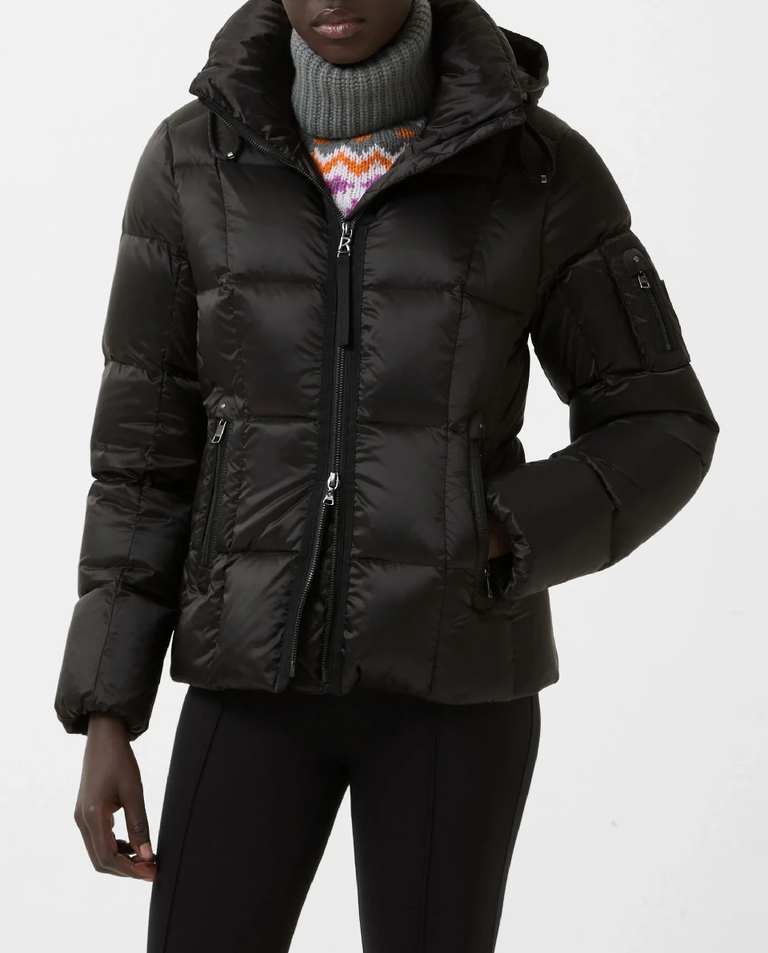 Czarna kurtka puchowa Feline