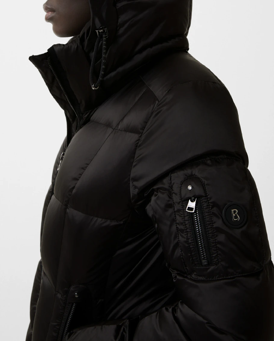 Czarna kurtka puchowa Feline - Image #5