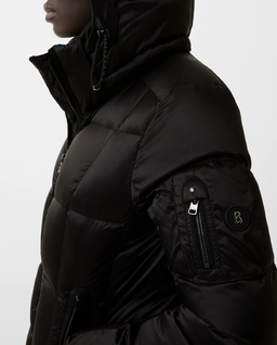 Czarna kurtka puchowa Feline - Image #5