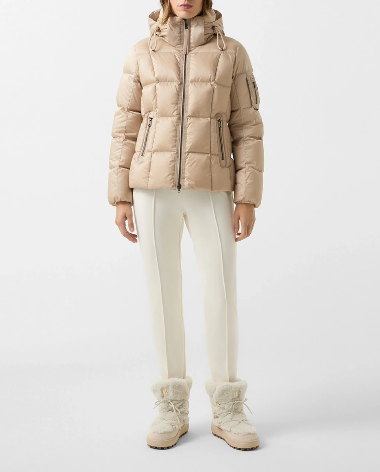 Beżowa kurtka puchowa Feline - Image #2