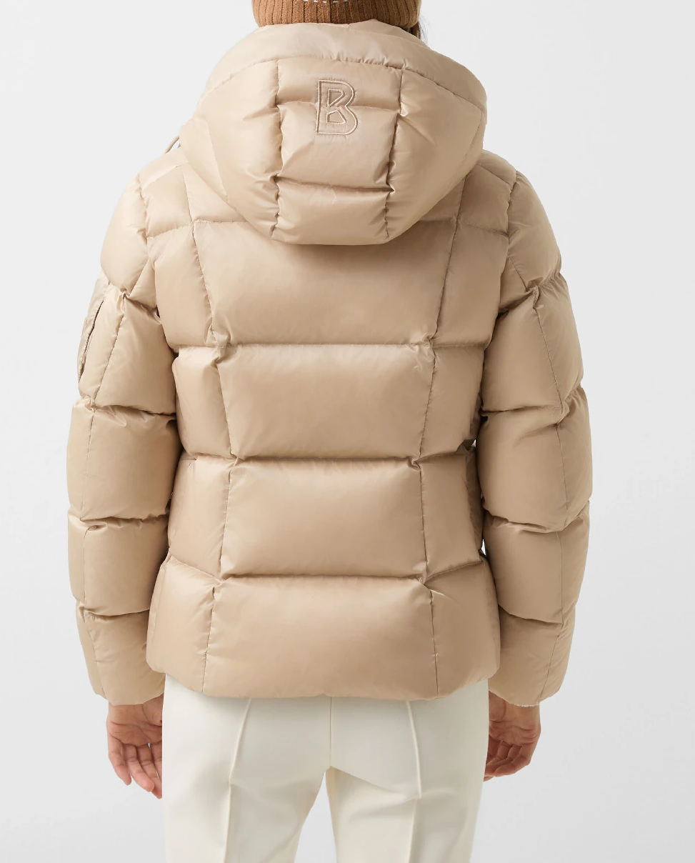 Beżowa kurtka puchowa Feline - Image #3