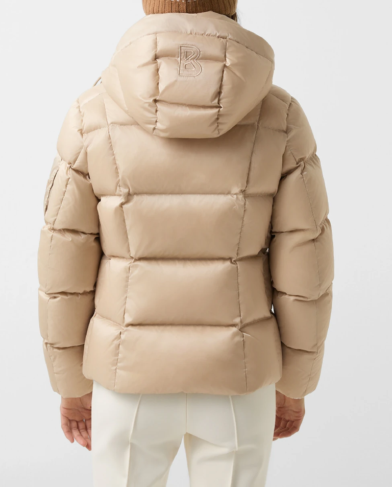 Beżowa kurtka puchowa Feline - Image #3