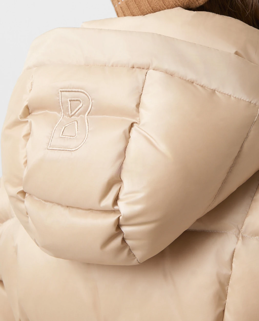 Beżowa kurtka puchowa Feline - Image #7
