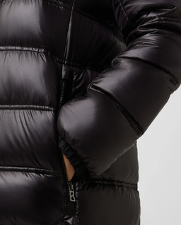 Czarny krótki płaszcz Lynn - Image #6