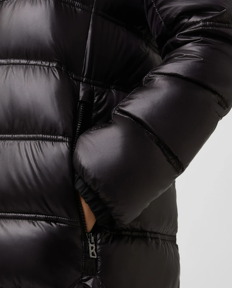 Czarny krótki płaszcz Lynn - Image #6