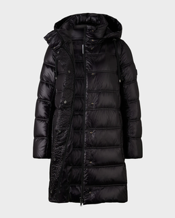 Czarny krótki płaszcz Lynn - Image #7