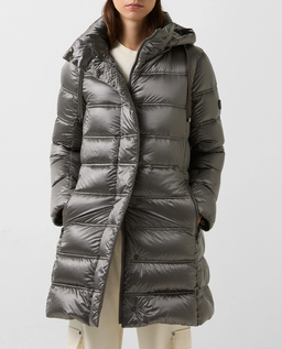 Szary krótki płaszcz Lynn - Image #0