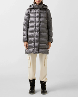 Szary krótki płaszcz Lynn - Image #2