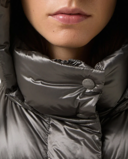 Szary krótki płaszcz Lynn - Image #5