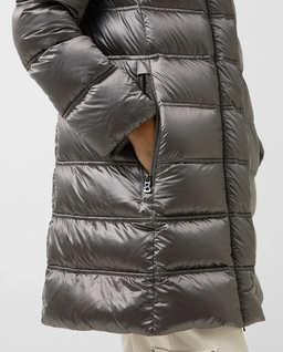 Szary krótki płaszcz Lynn - Image #7