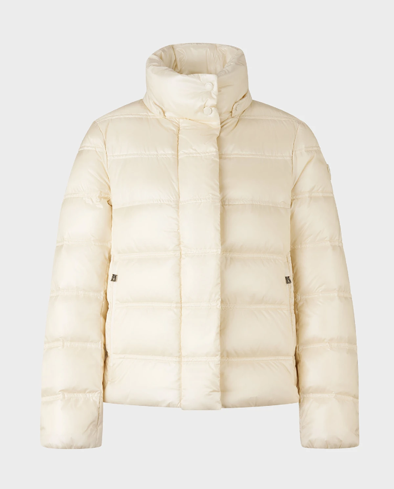 Kremowa kurtka puchowa Leslie
