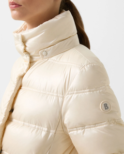 Kremowa kurtka puchowa Leslie - Image #5
